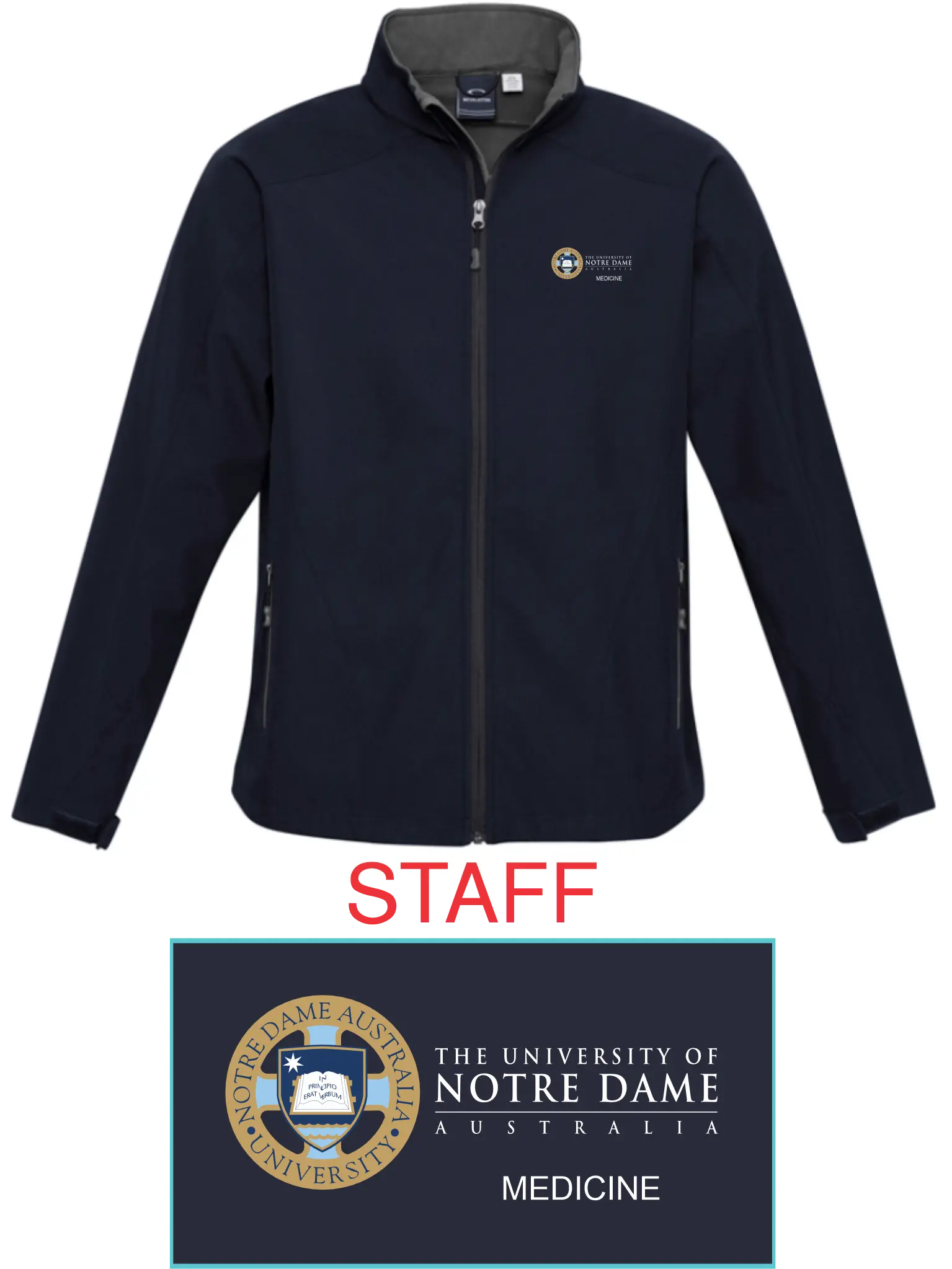 UNDA Men's STAFF MEDICAL Jacket STAFF307M